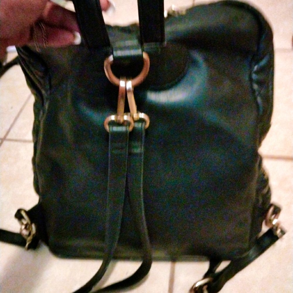 bebe black backpack quilted. Authentic. - Picture 4 of 8